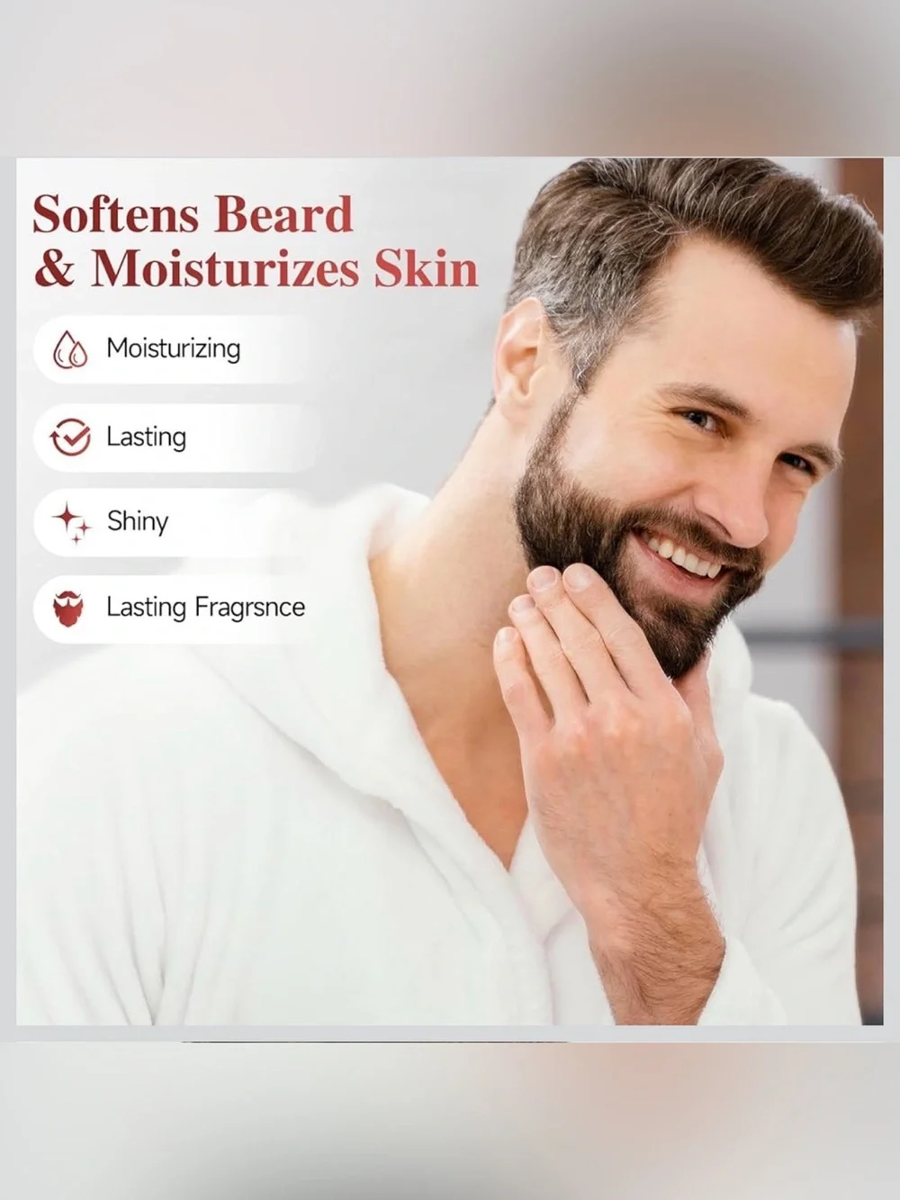 Biotin Beard Growth Balm - Red (Mystic Hour)